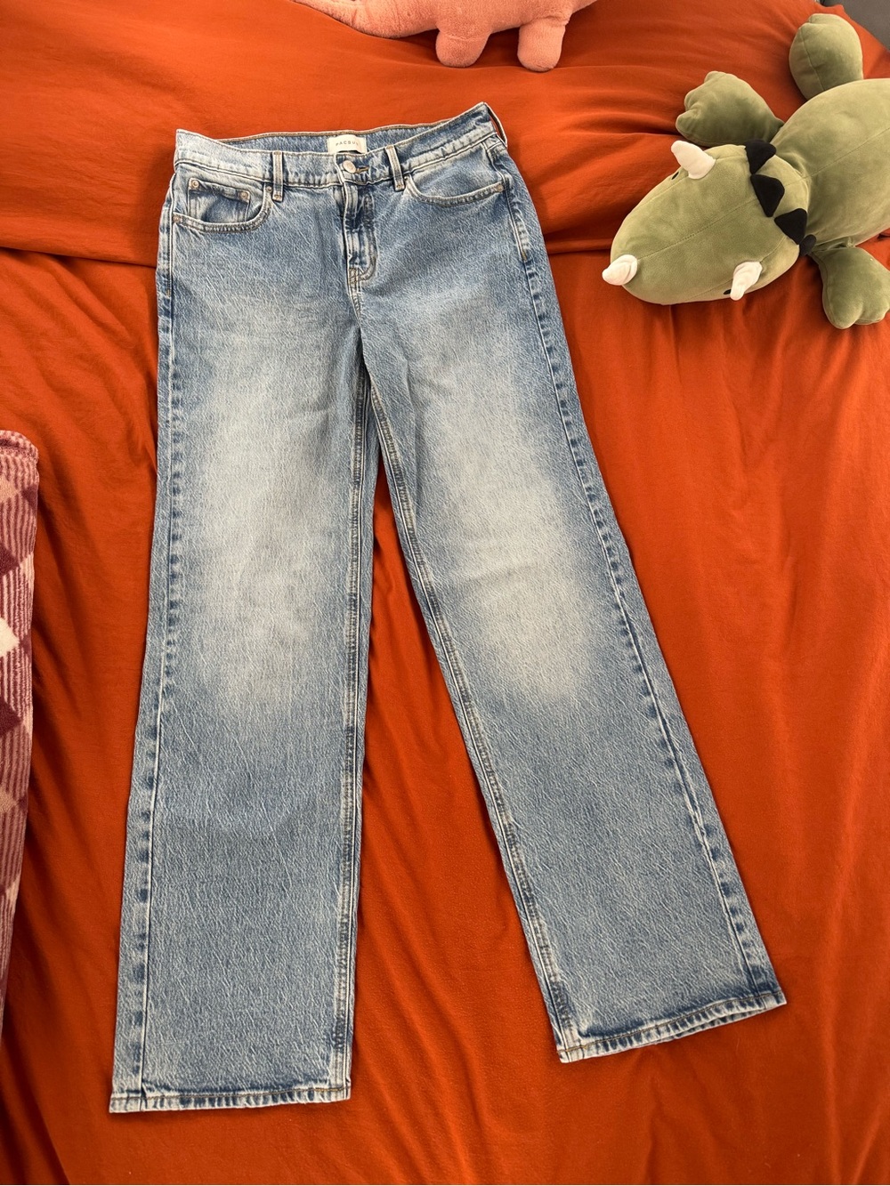 Light Wash Straight Leg Women’s Jeans